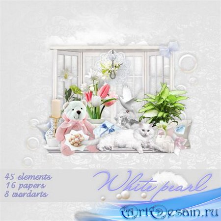 - -   / Scrap kit - White Pearl