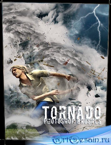   Photoshop   / Photoshop Brushes  Rons Tornado