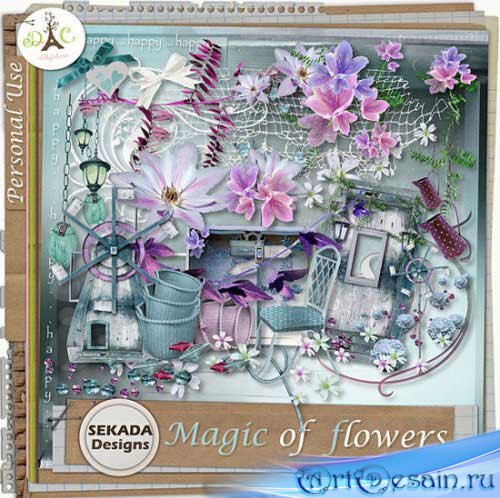  - -  . Scrap - Magic of flowers