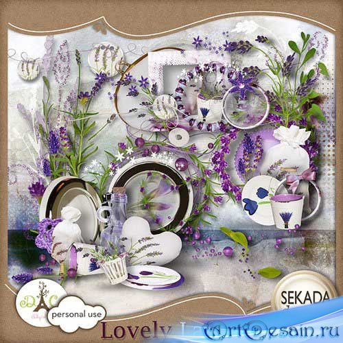   - -  . Scrap - Lovely lavender 