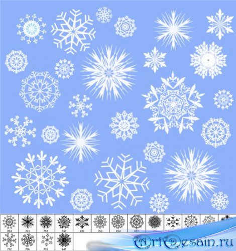   Photoshop  (Snowflakes)