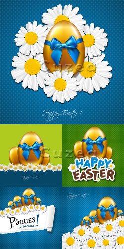    / Happy easter - vector Stock