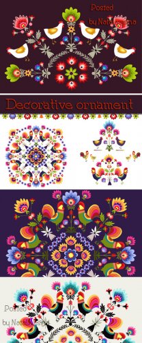       / Decorative ornament Flowers #2 in Vector