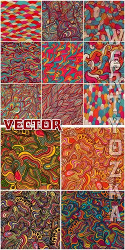      / Vector Background with colorful designs