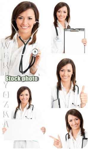   / Female doctor - Raster clipart