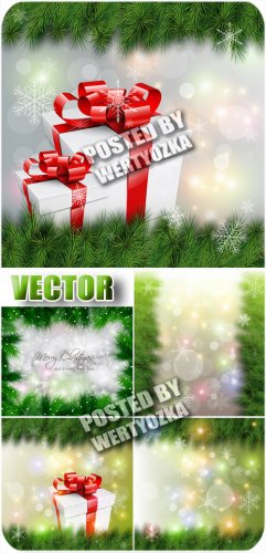       / Christmas background - stock vector