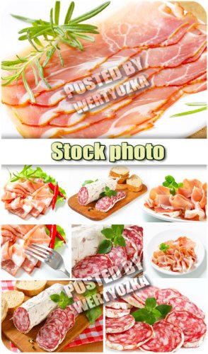  ,  / Meat products, sausages - stock photos