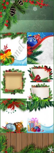 16.11 Christmas backgrounds - Vektor photo