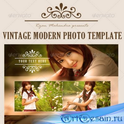  - Vintage Modern Photo Template