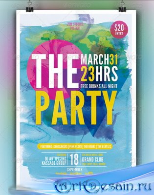 PSD   - The Party | Flyer Template 