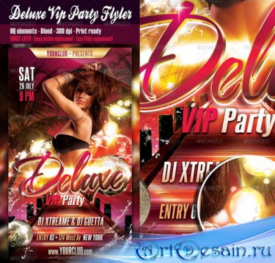   - Deluxe Vip Party Flyer