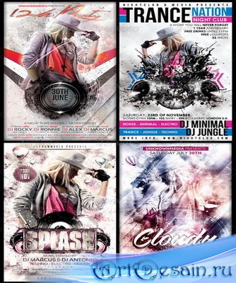 PSD - White Flyer Bundle